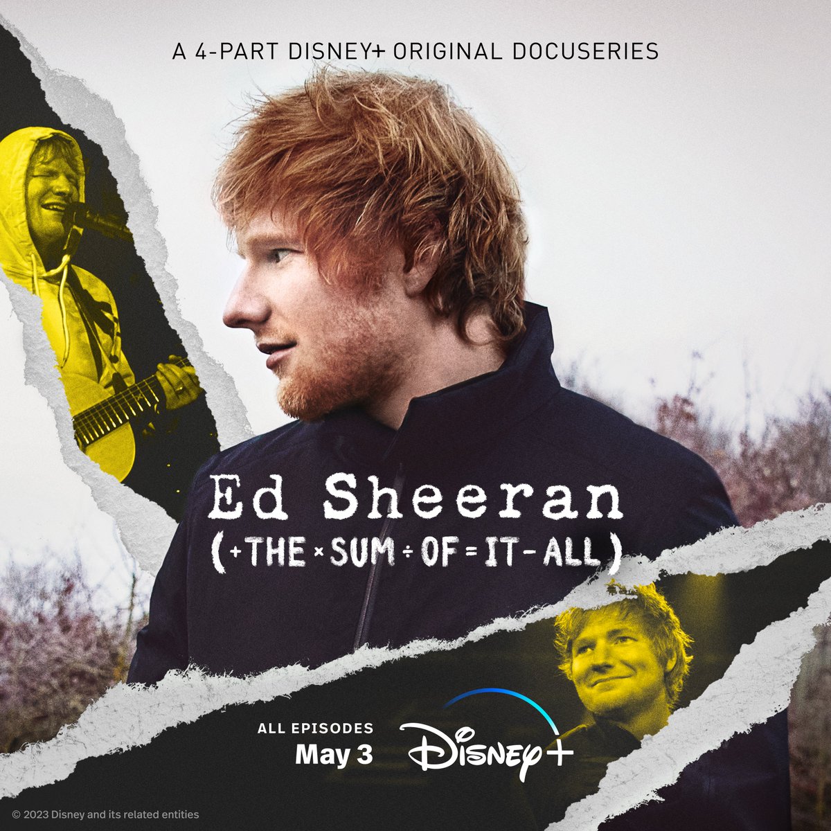 Very excited to share this. Ed Sheeran The Sum Of It All, is a 4-part original documentary series coming to @DisneyPlus on 3rd May. Save the date 🍿 ➕✖️➗🟰➖