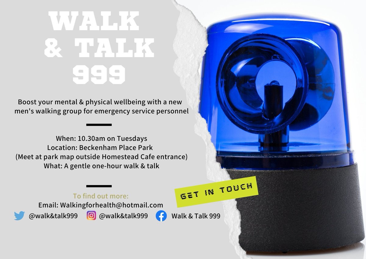 WalkandTalk999's tweet image. Reminder of or weekly walk in Beckenham place park (SE London) tomorrow, open to all men serving or retired in the emergency services, NHS &amp;amp; Armed forces. #999family #NHS #ArmedForces