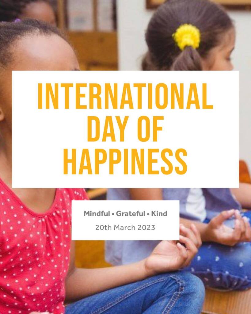 Be mindful. Be grateful. Be kind. 
“Our world is facing major challenges, and supporting people’s wellbeing should be our top priority. Kindness is the key to a happier world for all of us”
— Dr Mark Williamson (Action for Happiness) instagr.am/p/CqAvLJJOXPb/