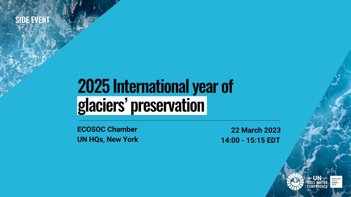 unescoWATER on Twitter "🚩Save the date! Join UNESCO and its partners