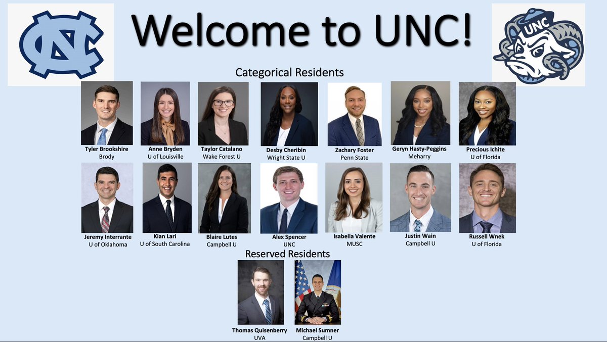 UNC Anesthesiology (@UNC_Anesthesia) on Twitter photo 2023-03-20 14:00:17 @UNC_Anesthesia is thrilled to welcome 14 new categorical & two reserved residents to the residency family! #MatchDay2023 #UNCSOMMatch @UNC_Anesthesia is thrilled to welcome 14 new categorical & two reserved residents to the residency family! #MatchDay2023 #UNCSOMMatch