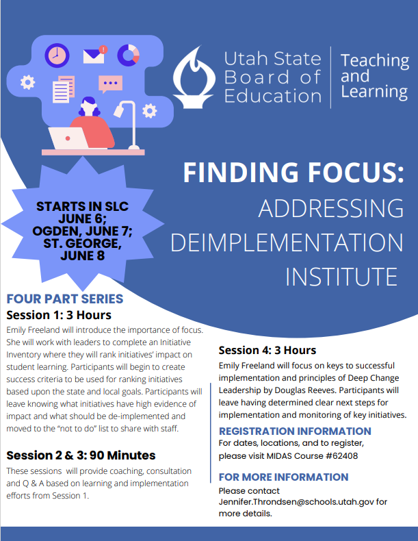EmilyKFreeland's tweet image. Three regions in three days.  So excited for this opportunity with @UTPublicEd #CLSinspires @CreativeLdrSol #Deimplementation