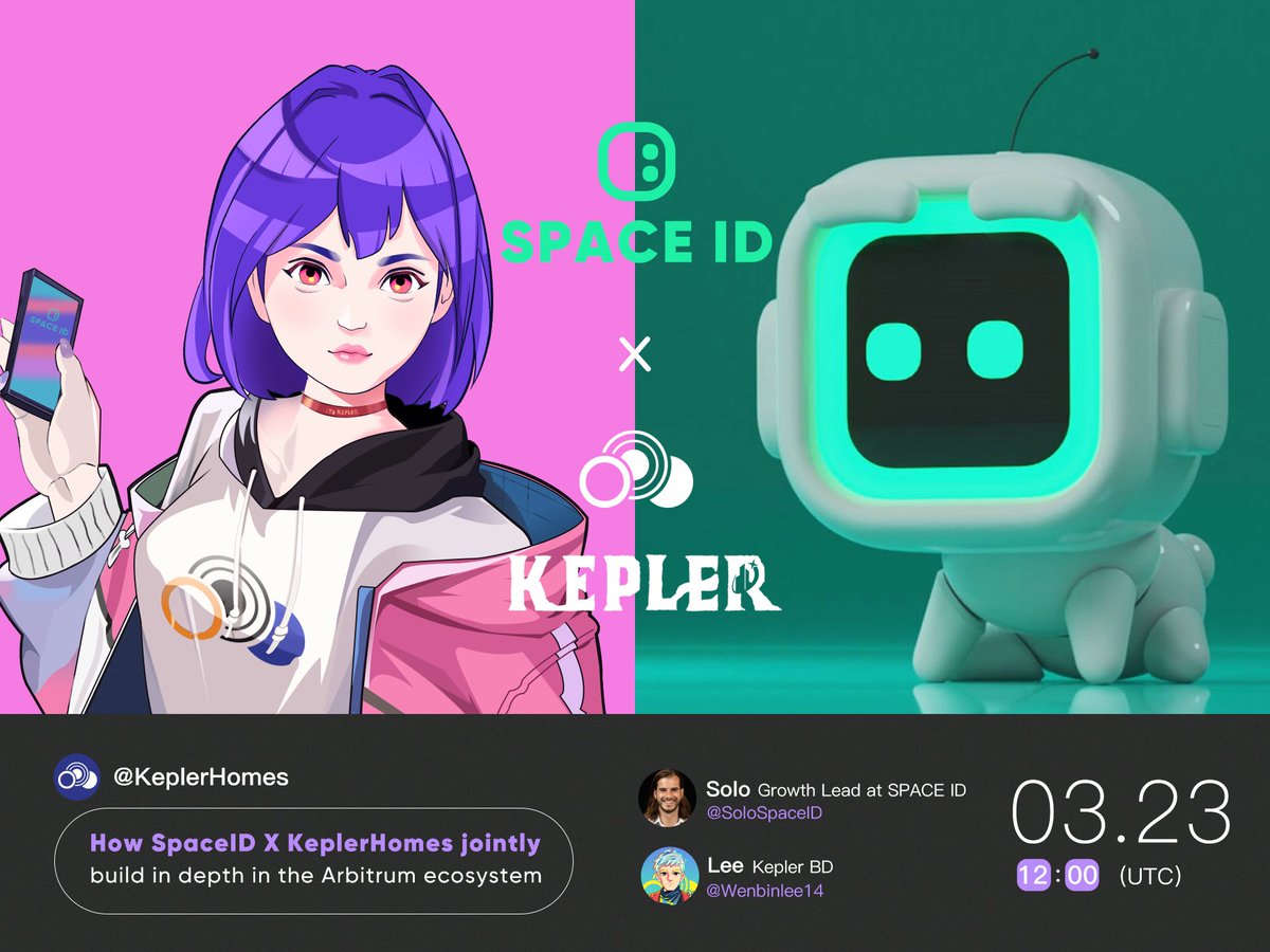 🏆Reward: 20*Kepler Passport WL &amp; .arb domain giftcard

To enter: 
🚀 Follow: <a href="/KeplerHomes/">KeplerHomes</a> &amp; <a href="/SpaceIDProtocol/">SPACE ID</a>
🧡 RT &amp; tag 3 fds

🏆 WL on #Arb is now live.
👉passport-arbitrum.Kepler.homes

👉Complete: 
launchpad.collectify.app/#/participate?…