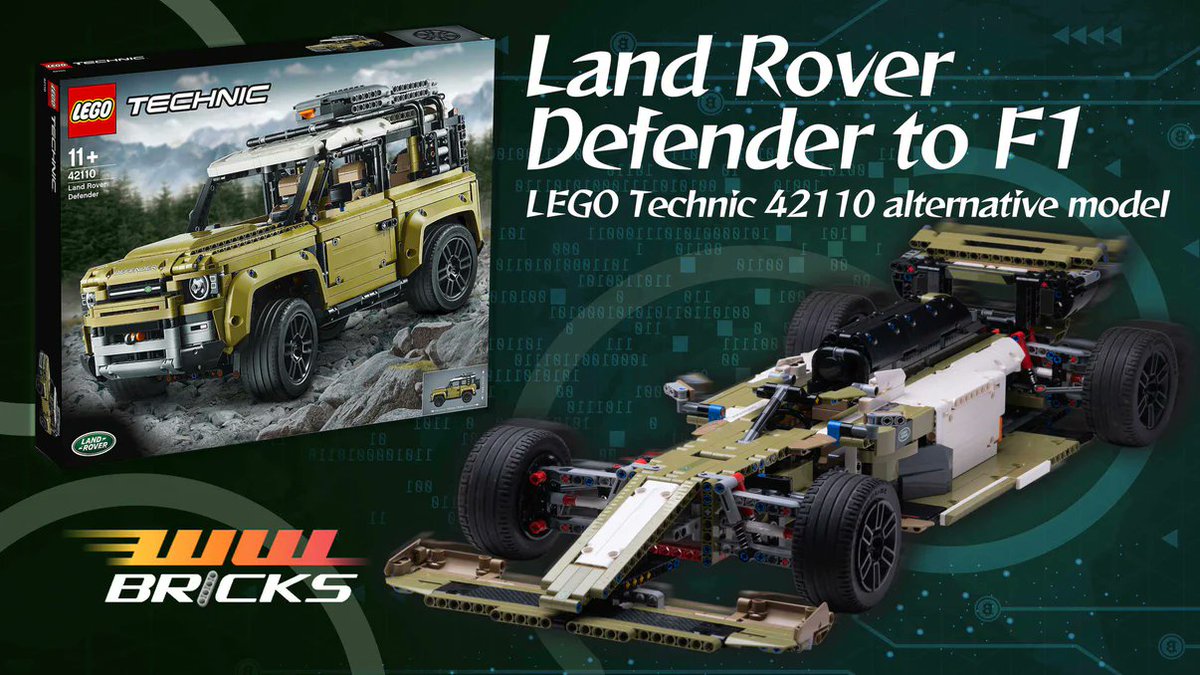 2022 F1 - LEGO Technic 42110 Land Rover Defender Alternative build
.
Click here for more info and pics👇👇👇
mocsmarket.com/lego-mocs/2022…
.
✍️Designed by WWBrickStudio
.
#legocustominstructions #legoinstructions #lego #legomoc #legomocs #moc #iinstructions #custom #legocustom #m...