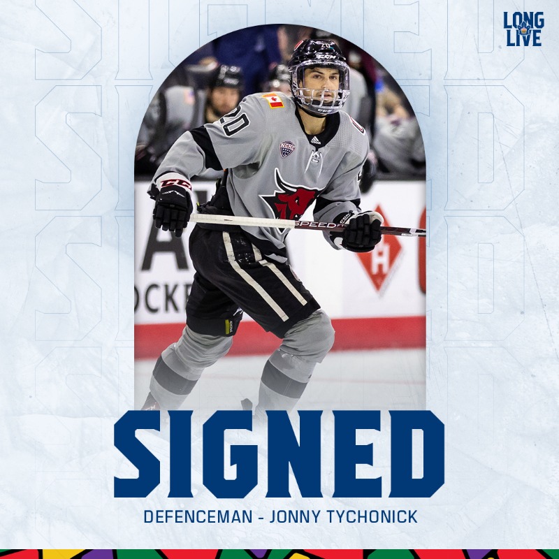 TorontoMarlies's tweet photo. 🖊 News | We've signed defenceman Jonny Tychonick to a two-year AHL contract. 

#LongLive