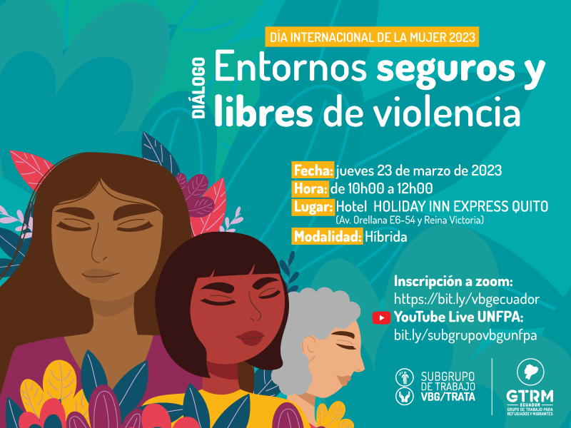 📌 #ReservaLaFecha y participa, virtualmente, en el Diálogo sobre Entornos Seguros y Libres de Violencia, un espacio que se realiza en el marco del #DíaDeLasMujeres #8M ​<a href="/Plataforma_R4V/">Plataforma R4V</a> 

​📅 23 de marzo​ | ⏰10:00h (🇪🇨)​
📄Registro: unwo.men/ohT050Nmzu4