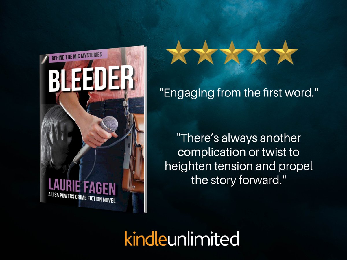 While investigating a cold case, Lisa is close to discovering who gunned down a mom in her front yard, but in her drive to seek the truth, the killers find her first.
GET BLEEDER FROM Laurie Fagen FREE ON KU OR BUY ON AMAZON amazon.com/Bleeder-Behind…