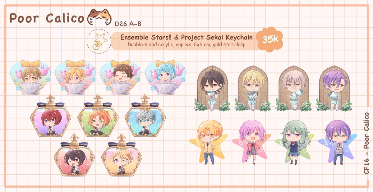 sachikurii's tweet photo. ✨️ CF16 Pre-Order | D26 Day 1 Poor Calico✨️ (1/2)
Hello! Here's our catalog for CF16. We're currently open for pre-order (pick up at CF16 or by mail).
🔗 PO Form : https://t.co/jTLd15VBiW
📆 PO Period : until April 2nd 2023

#cf16 #comifuro16 #comifuro16catalogue #comifuro https://t.co/GlTjxavdBV