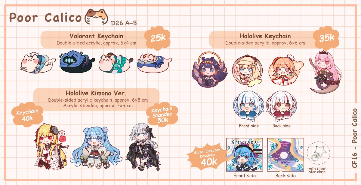 sachikurii's tweet photo. ✨️ CF16 Pre-Order | D26 Day 1 Poor Calico✨️ (1/2)
Hello! Here's our catalog for CF16. We're currently open for pre-order (pick up at CF16 or by mail).
🔗 PO Form : https://t.co/jTLd15VBiW
📆 PO Period : until April 2nd 2023

#cf16 #comifuro16 #comifuro16catalogue #comifuro https://t.co/GlTjxavdBV