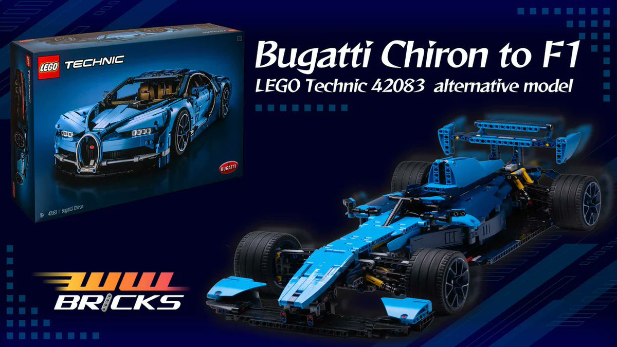 2022 F1 - LEGO Technic 42083 Bugatti Chiron Alternative build
.
Click here for more info and pics👇👇👇
mocsmarket.com/lego-mocs/2022…
.
✍️Designed by WWBrickStudio
.
#legocustominstructions #legoinstructions #lego #legomoc #legomocs #moc #iinstructions #custom #legocustom #mocs #...