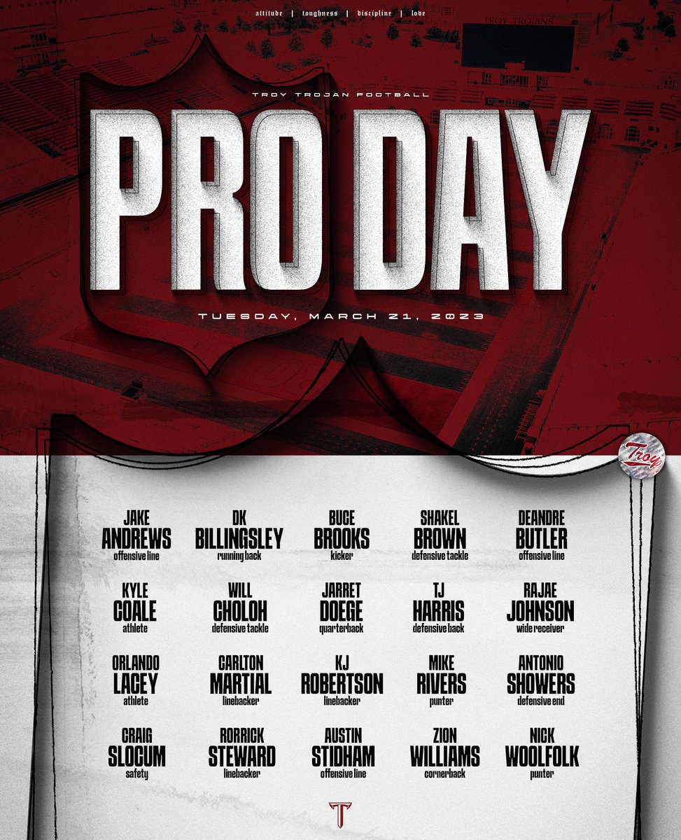 It's our guys time to shine tomorrow morning! 

#RiseToBuild | #OneTROY ⚔️🏈