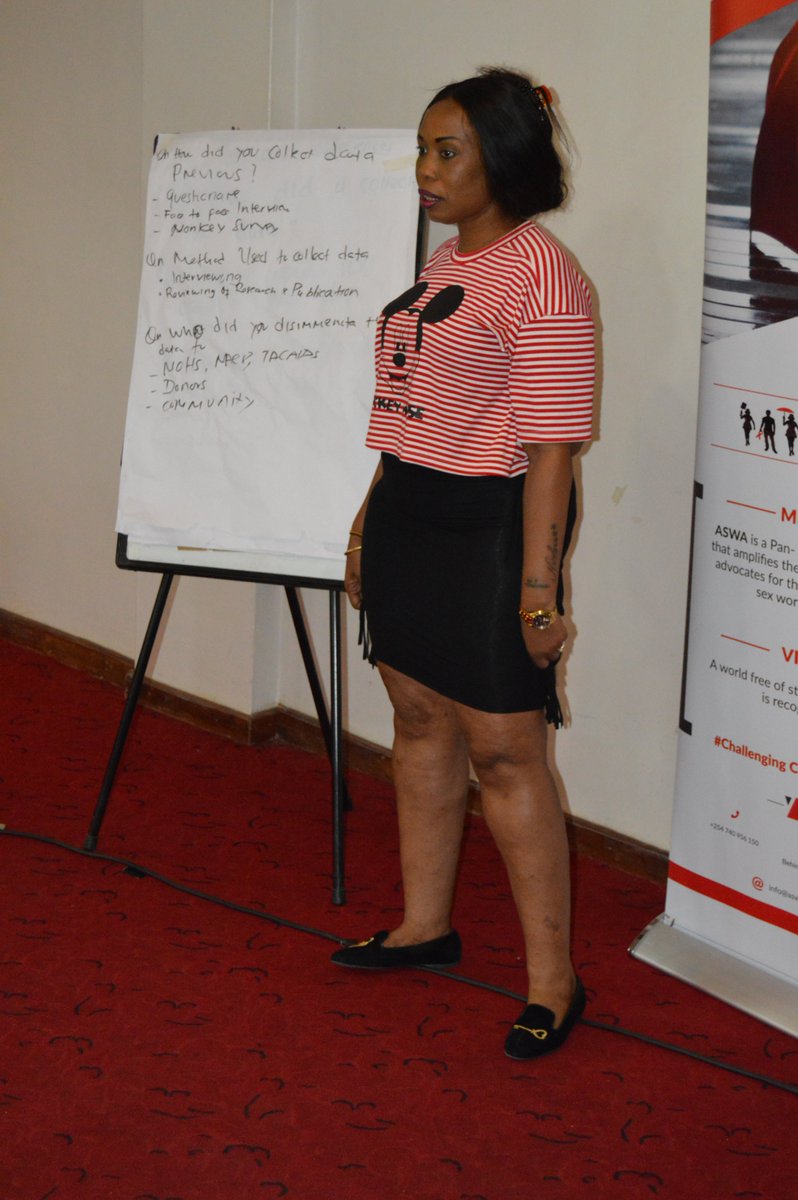 AfricaSexWork's tweet photo. The 4th day of the in-person training of the #3rdALESWA. 'Advocacy means taking action to create change.' The participants were urged to continue to organise themselves to take steps to tackle issues facing sex workers.
#ALESWA,#1stALESWA,#2ndALESWA. https://t.co/GKJrEbK4NM
