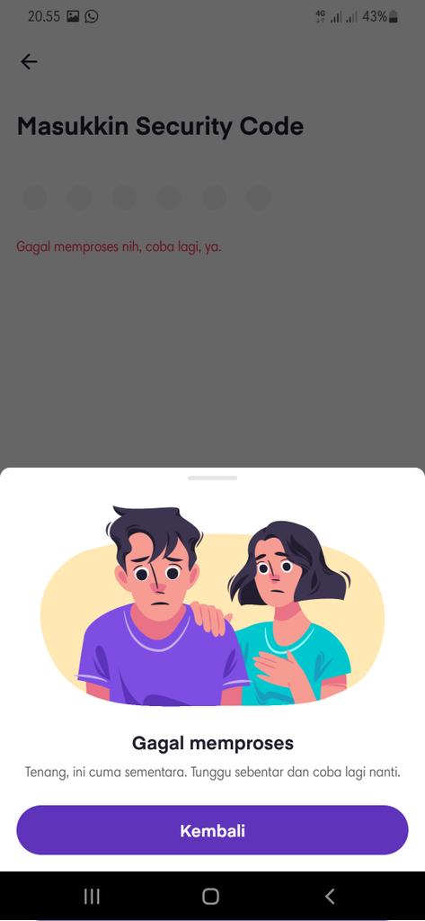 JansenLambok's tweet photo. @ovo_id Taiklah kenapa aplikasi ovo bermasalah https://t.co/G3Seb1NMiZ