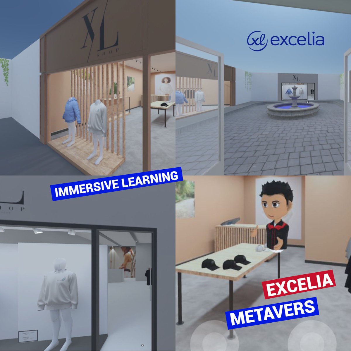 anthonyhie's tweet photo. [🚀#Innovation]Lancement de notre nouvelle #ILE® #ImmersiveLearningExperience®… 🥽Consumer BehaVR : un #Métavers #phygital créé par #Excelia pour nos étudiants du Bachelor Business !  
#XLVision👁️ #Edtech #VR #XLShop #Exploreyourfuture #XLFactory #NeuroMarketing 🧠 #Neuroed https://t.co/Zzu84omWZ4