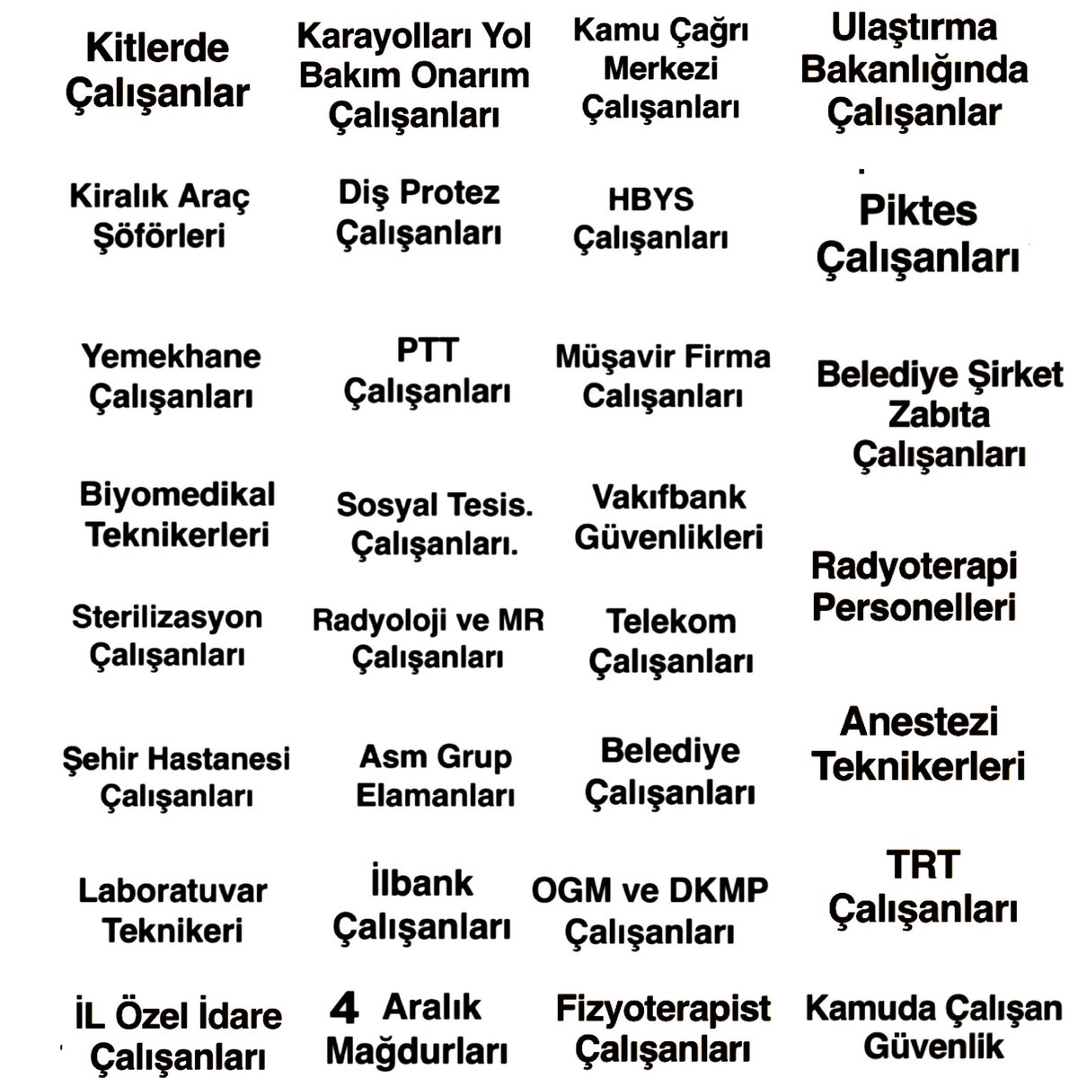 kadrosuz123's tweet photo. Kabinede Taşerona kadro müjdesi 
Bekliyoruz..  
Taşeronİttifakı SeçimiBelirler

 @vedatbilgn @akaraismailoglu  @gulenderacanal  @Avkthalilozturk @AvOzlemZengin @ofatihsayan @bakisimsekmhp @fuatoktay @MhpTbmmGrubu @ofatihsayan @AKPartiTBMMGrup @mcihatsezal @UABakanligi @csgbakanligi  @ifarukaksu @nejatkocer @Mustafa_Destici @halilozcan63 @erkankandemir @ethemsedef @ersoyruhi @fehmikupcu14 @mehmetozhaseki
 #piktesekadrohaktir