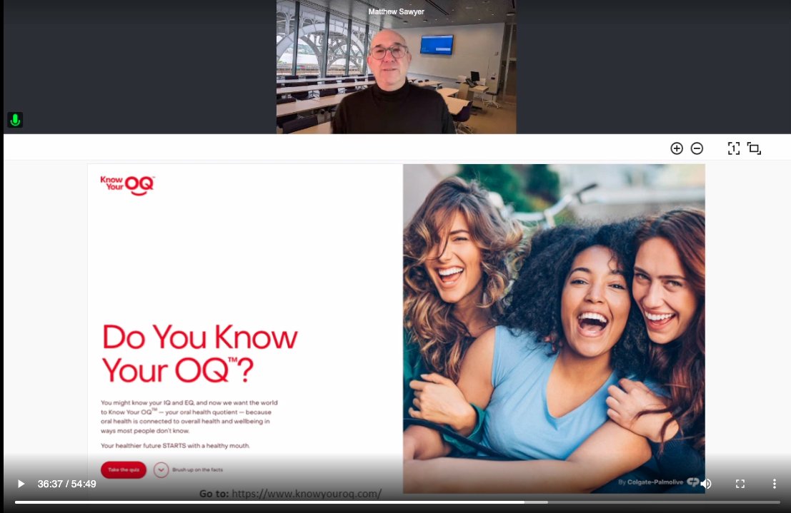 Last month, Lecturer Matthew Sawyer shared case studies and insights on effective communications on <a href="/PRSA/">PRSA</a> webinar.  <a href="/CP_News/">Colgate-Palmolive</a> Colgate-Palmolive's Know Your OQ™ was featured as an outstanding global campaign. Read the highlights from Sawyer's talk: ow.ly/VVLS50NkvsR