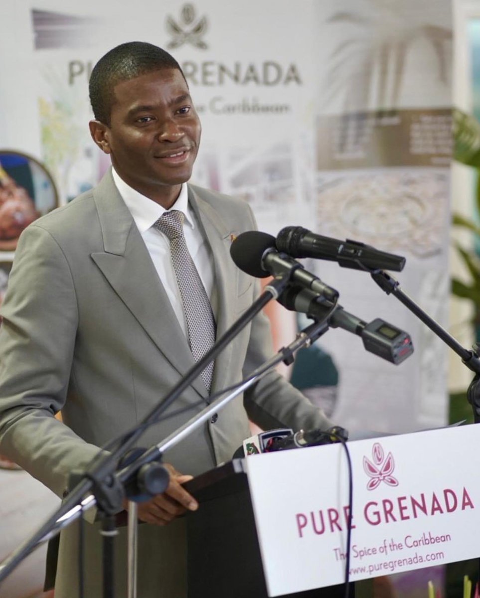 puregrenada's tweet photo. The Grenada Tourism Authority commemorated the introduction of interCaribbean Airways 48 seater ATR-42 aircraft on the Grenada/Barbados Route. #puregrenada #intercaribbean https://t.co/PJ0xEaq3Xd