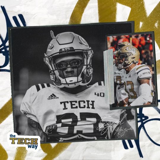 CoachMeiguez's tweet photo. The Tech Way is supporting @GeorgiaTechFB and with your help, we can play like champions! Subscribe to @thetechwaynil today - Georgia Tech’s Official NIL Collective at https://t.co/CDtzk2qG58 #TogetherWeSwarm #georgiatech #georgiatechfootball #NIL #Thetechway https://t.co/R2lKPRaXFE
