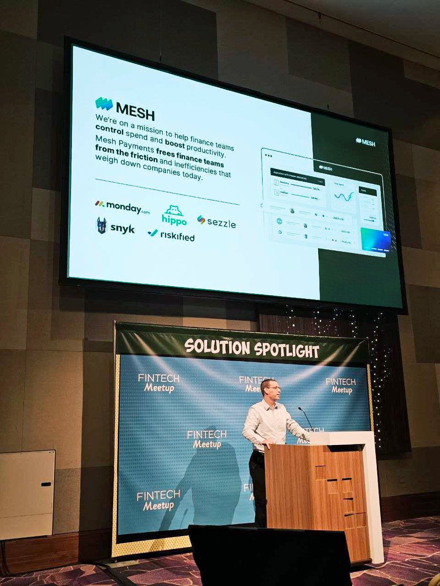 meshpayments's tweet image. Mesh CEO @odedzehavi kicked off this Monday morning at @FintechMeetup with a quick chat about how companies should look at spend and expense management in 2023.

#fintech #Spendmanagement