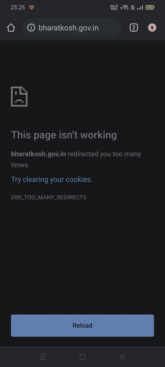 ullaspai's tweet photo. @MCA21India @nsitharamanoffc 
Bharatkosh website is down since evening and we are being made to wait 4 hours for the next attempt. What is the point if the website is broken at your end? It is extremely disappointing!!! https://t.co/7x8KKXJHqi