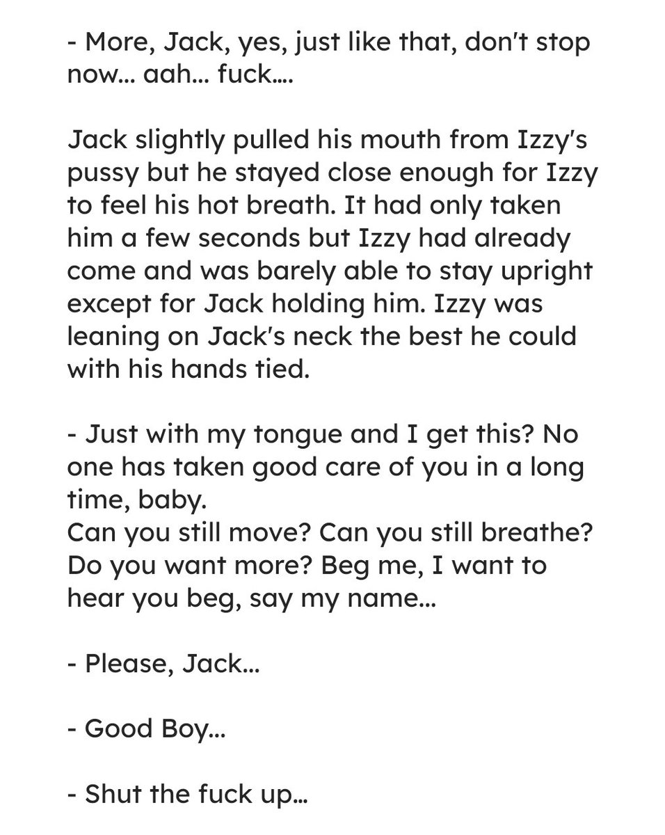 Patrike_cj's tweet image. 1/2 I continue with the week of Jack and Izzy and their games are getting too rough ...
#CJizzyweek