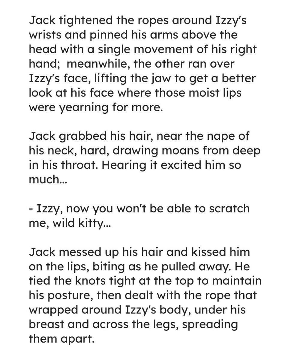 Patrike_cj's tweet image. 1/2 I continue with the week of Jack and Izzy and their games are getting too rough ...
#CJizzyweek
