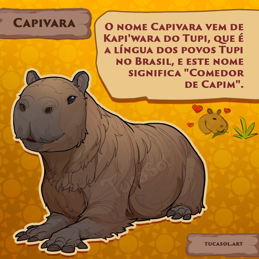 ca-pi-va-ra capivara capivara capivara capivara 🎶 #capivara