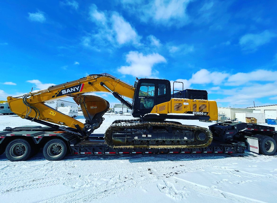 This SY365 left the Billings Yard and is enjoying its new home on the Job site of Rocky Mountain Concrete in Bozeman, Montana!
Thanks for your business!