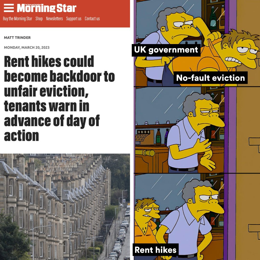 If landlords can still use rent hikes to force people out, renters will face the same insecurity we've known for decades. Join us tomorrow at Westminster where we'll be coming together to demand an end to ALL unfair evictions. 💥 RT & Register: londonrentersunion.org/renters-day-en…