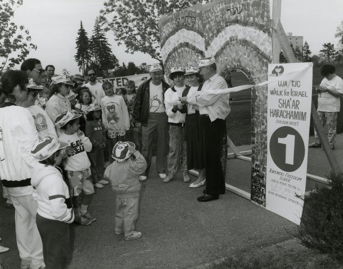 UJA Walk with Israel (@ujawalk) on Twitter photo Did you know that the Walk with Israel is in its fifth decade?! All these years later, our community’s love and support for Israel is as strong as ever. Pictured here is the ribbon cutting at stop #1, May 1988.
A special thank you to <a href="/oja_toronto/">ON Jewish Archives</a> for this image. Did you know that the Walk with Israel is in its fifth decade?! All these years later, our community’s love and support for Israel is as strong as ever. Pictured here is the ribbon cutting at stop #1, May 1988.
A special thank you to <a href="/oja_toronto/">ON Jewish Archives</a> for this image.