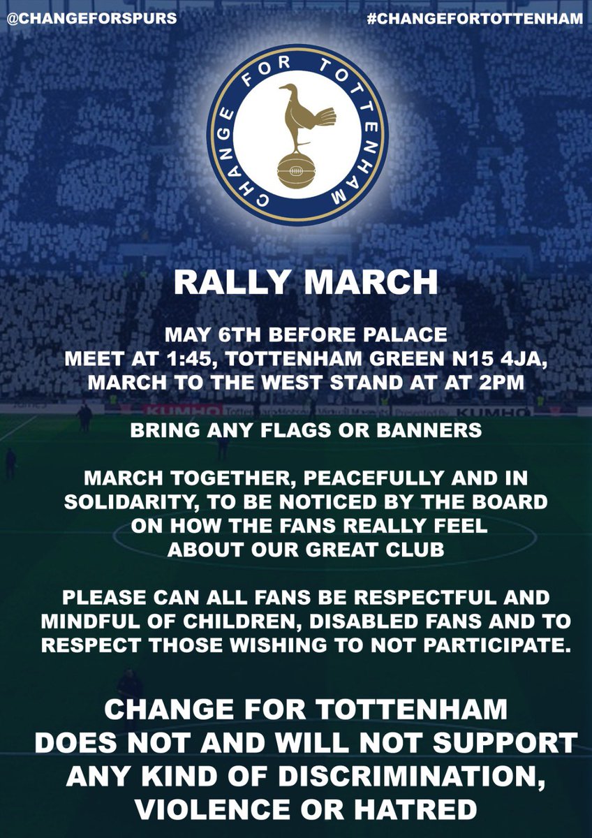 ChangeForSpurs's tweet image. Does Conte have a point with his recent comments?

20 years, 1 trophy, aiming for top 4 as an achievement…

Now it’s time for the board to change how the football side is being run…

#ChangeForTottenham
#TimeForChange 
#TrustTheFans