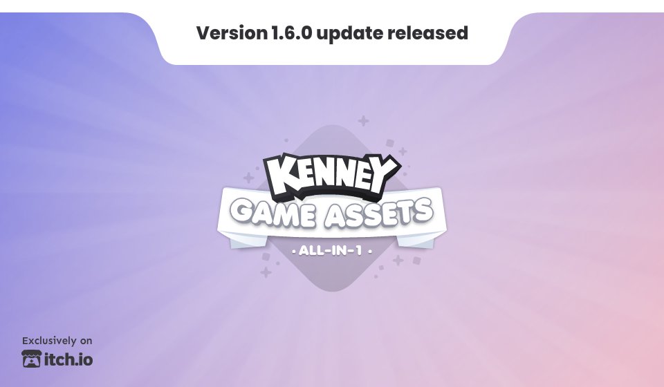 Kenney Game Assets All-in-1 has been updated to version 1.6 adding "Conveyor Kit", "Tiny Town" and updating "Platformer Kit", "Medals" (oldie!) and "Tappy Plane" (oldie!)

kenney.itch.io/kenney-game-as…

#gamedev #gameassets