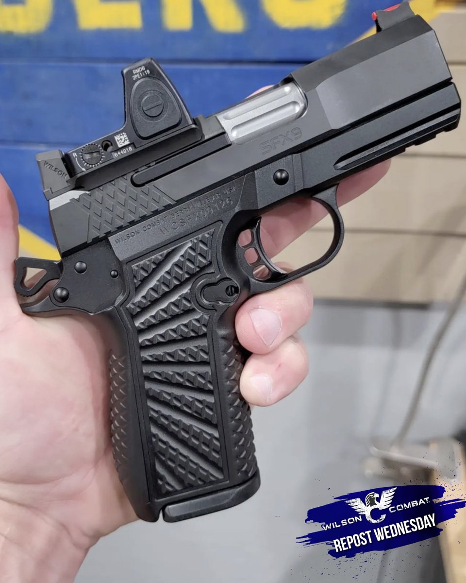 #WilsonCombatWednesday - @TacticalConsiderations says the SFX9 is “the only pistol I'd save up for.”  See his review of the SFX9 here.
youtu.be/r_ELmdJ_rZQ  #Repost