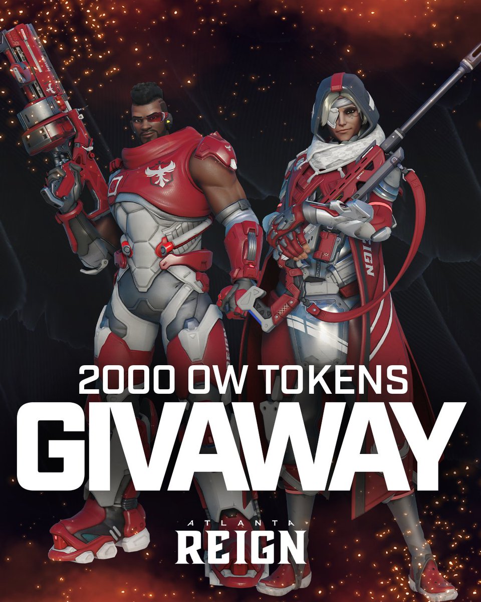 ITS GIVEAWAY TIME 🚨

2000 OW coins are up for grabs! 

TO ENTER: 

✅Follow <a href="/ATLReign/">Atlanta Reign</a> 
✅Like and RT 
✅Comment #LetItReign &amp; #ReignSupreme