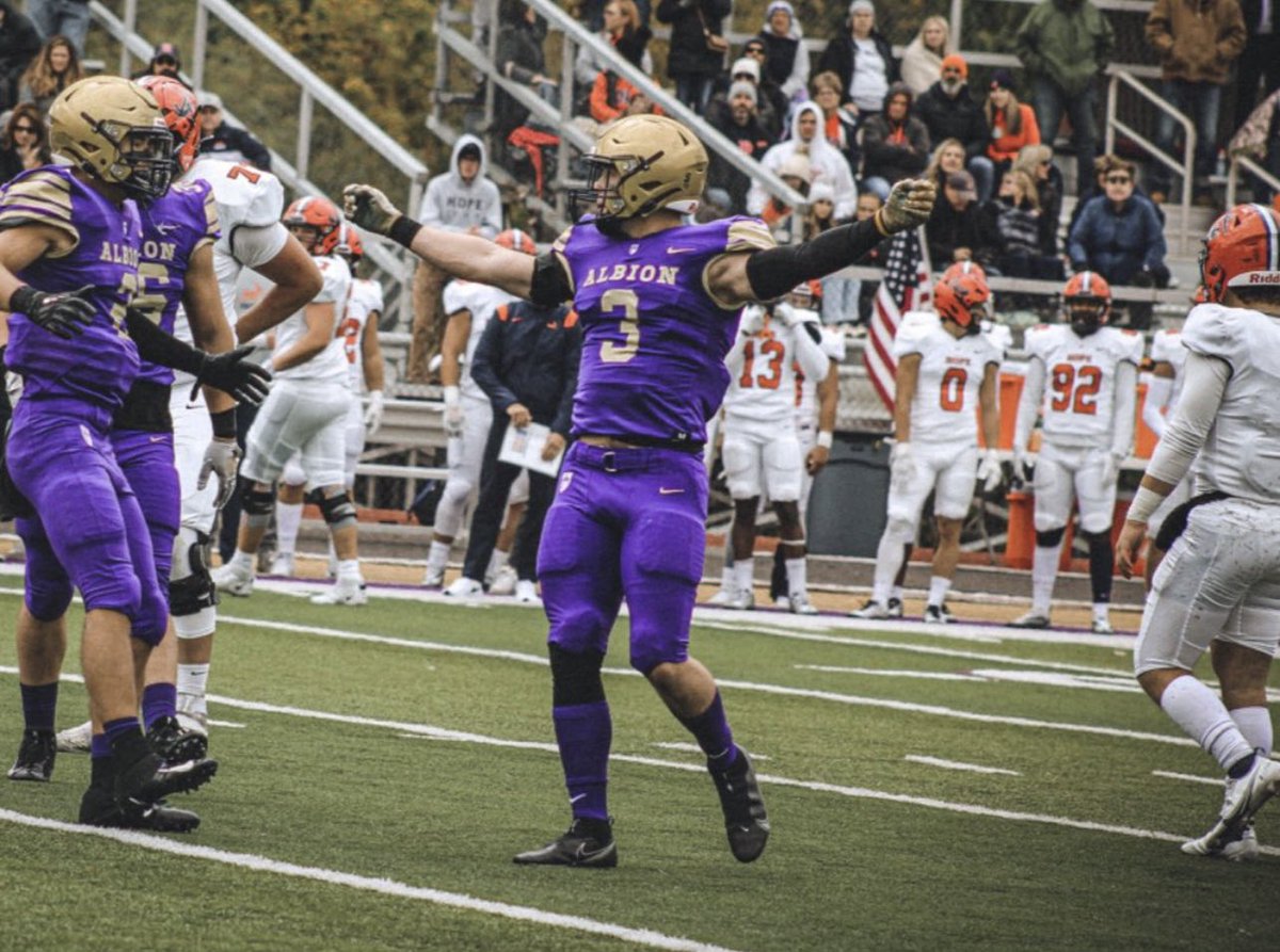 elijah_kendrick's tweet photo. #AGTG blessed to receive an offer from Albion college 💜 @AlbionFootball @Rundle_Albion @HallTechSports1 @thebamalegends @Bama2A_Football https://t.co/DIluXCtCNQ