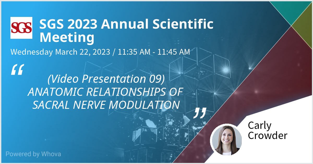 URPSUCI's tweet photo. Interested in anatomic pearls of SNM? Check out our fellow’s @CarlyCrowderMD video at SGS 2023! @GynSurgery #SGS2023 https://t.co/zP9UHppPGB