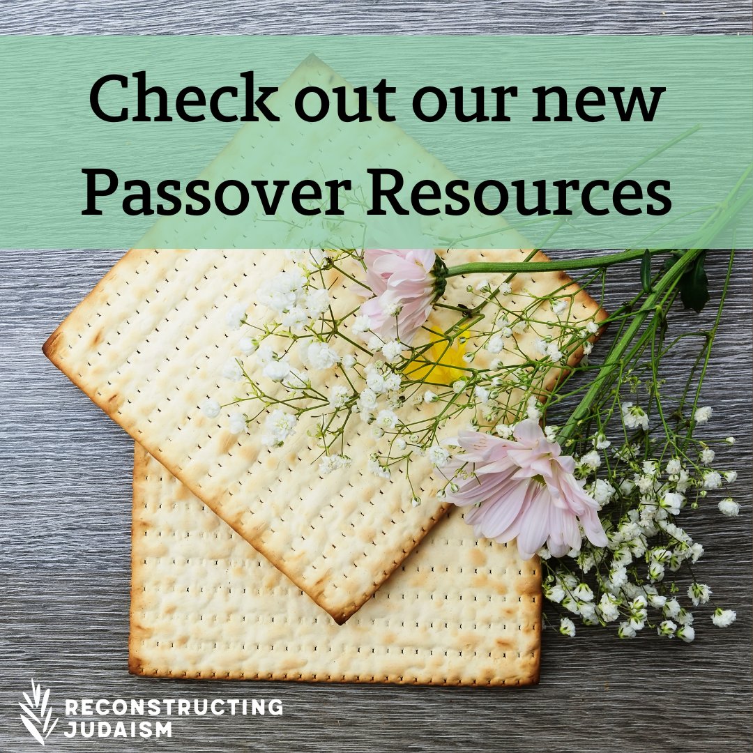 The central story of the Jewish people continues to inspire with its message of freedom. Find Reconstructionist resources to help you celebrate the holiday and enrich your seder dinners: reconstructingjudaism.org/jewish-time-sh…

Passover begins Wednesday, April 5.
