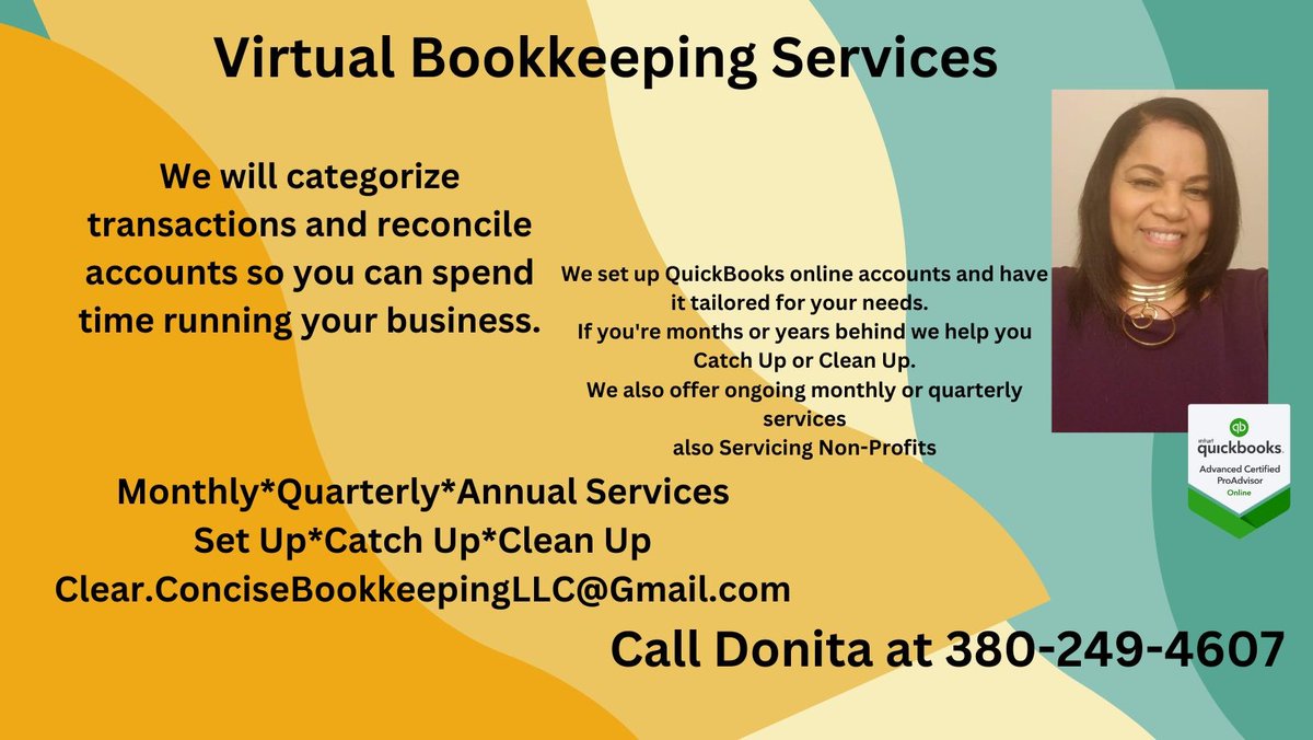 Clear & Conise Bookkeeping LLC tweet media