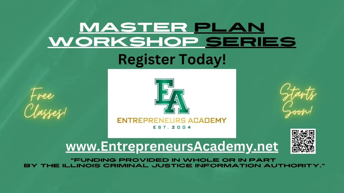 Have you created a master plan for your business?
#FREE Virtual Business Classes. 
Master Plan Workshop Series!
➡️ ➡️ ➡️ ➡️ ➡️ Learn more: buff.ly/3kBIPZ0 
🌏 #Chicago 
🌏 #Zoom 
🌏 #VirtualClasses