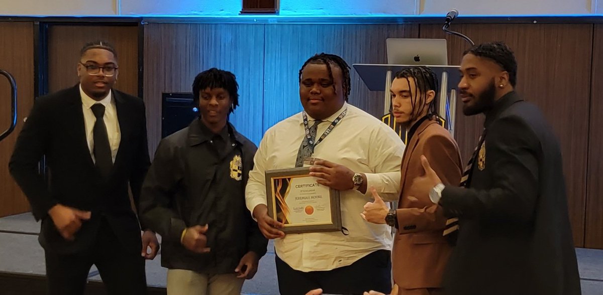 Congratulations to Jeremiah Moore for earning the Alpha Phi Alpha Scholarship at the UCO Black Male Summit.