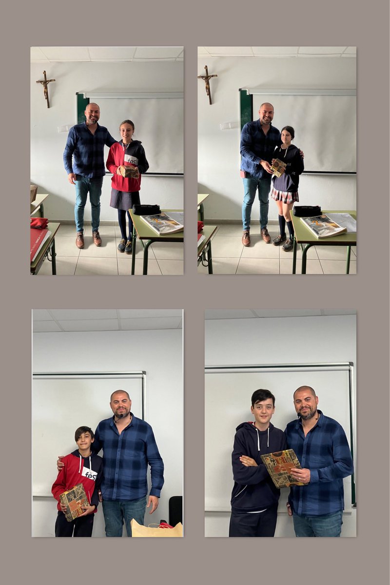 CBeaterioFEST's tweet photo. ¡Tenemos fotógrafos de primera! En el II concurso fotográfico Trininvestiga para el alumnado de 2º ESO Historia, los ganadores recibieron sus premios. Gracias a Claudia, Saray, Lorenzo y Paco, también a Gonzalo, Antonio, Isabel, Alejandra, Dani, Daniela, Cristina… ¡Bravo! https://t.co/R9cSKrETaE