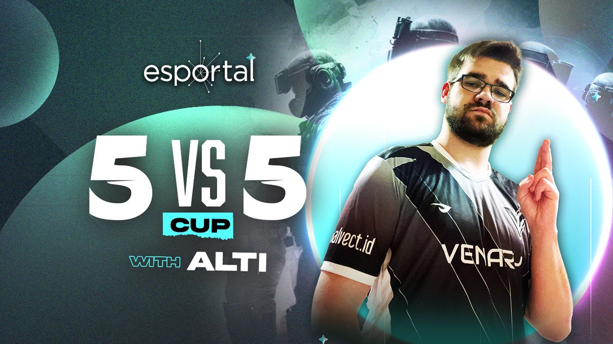 EsportalGER's tweet photo. Esportal x @dieseralti 

Gemeinsam mit Alti veranstalten wir diesen Samstag  ein 5v5 Turnier 
Schnappt euch eure Mates und dann geht's rein ins Turnier  🔥
Ganz wichtig: Schwitzen ist hier optional! 😉

Mit etwas Glück wird dein Spiel sogar übertragen!

➡️https://t.co/Je60UI68TL https://t.co/UuFqS7sxJN