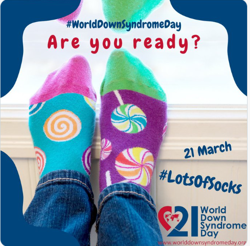 NCEA_Bishops's tweet photo. This Tuesday 21st March we invite our Bishop's community to #rockyoursocks as part of #worlddownsyndromeday 🧦💙💛 #standoutsocks #WDSD2023 https://t.co/XJF0oYhnx9