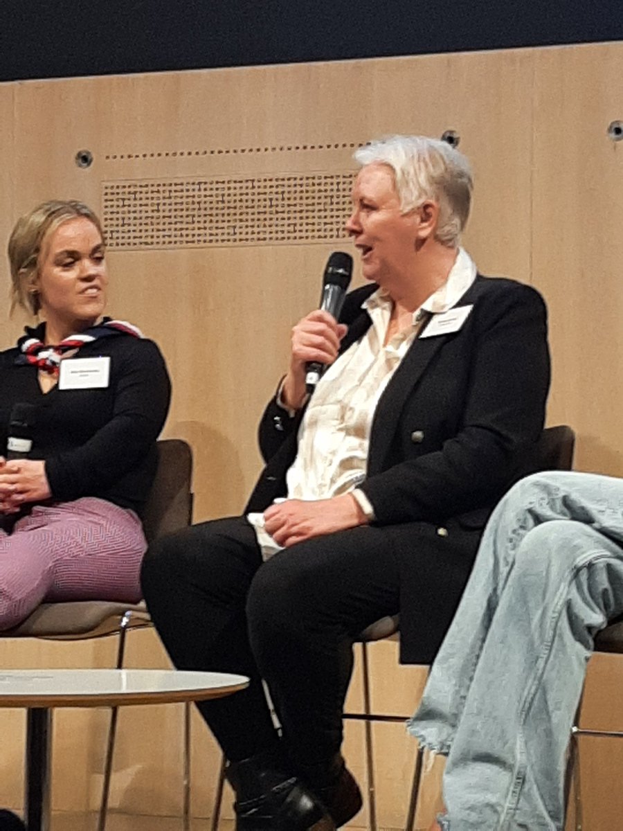 Yvonne from <a href="/guidedogs/">Guide Dogs</a> talking about health benefits of volunteering at the launch of @TheBigHelpOut23 <a href="/CruseSupport/">Cruse Bereavement Support</a>