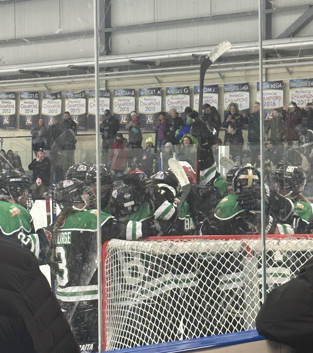 THE OD GIRLS HOCKEY TEAM WINS  IT! The game was 2-2 and went into a shootout! Team Captain, Emily Stride came out and scored a big goal winning the shootout for OD! Congrats girls! #bleedgreen #patriotpride <a href="/ODHigh/">O'Donel High</a> <a href="/Mount_Pearl/">City of Mount Pearl</a>