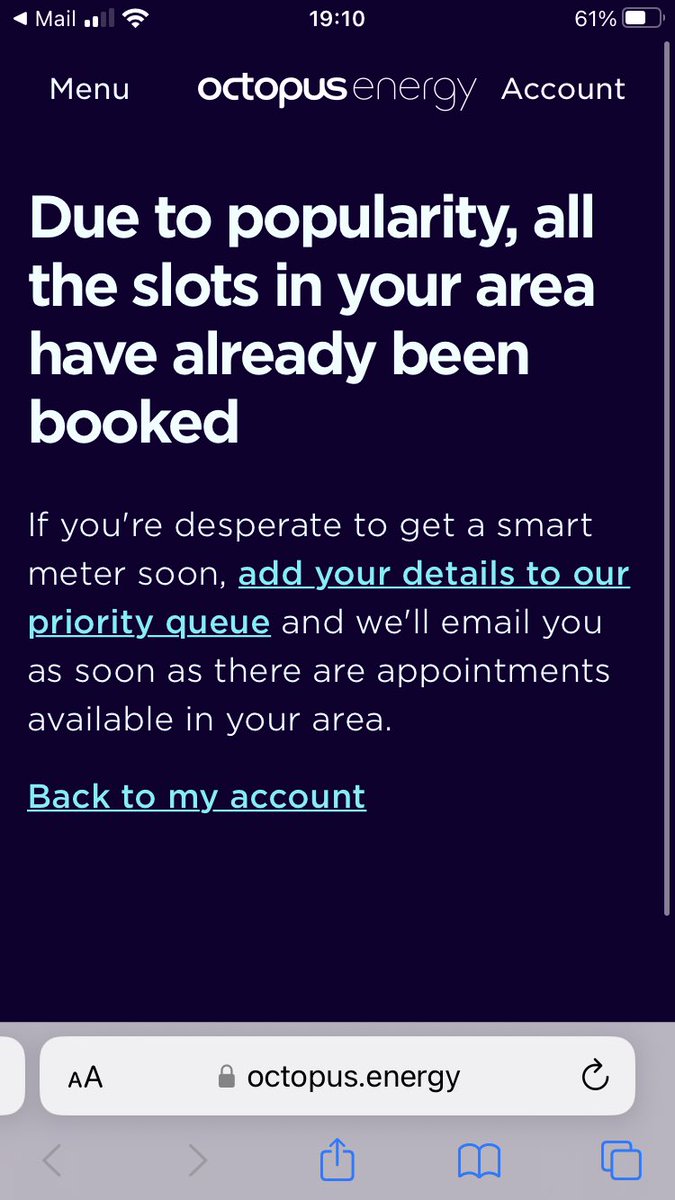 There is a flaw in your plan <a href="/OctopusEnergy/">Octopus Energy</a>