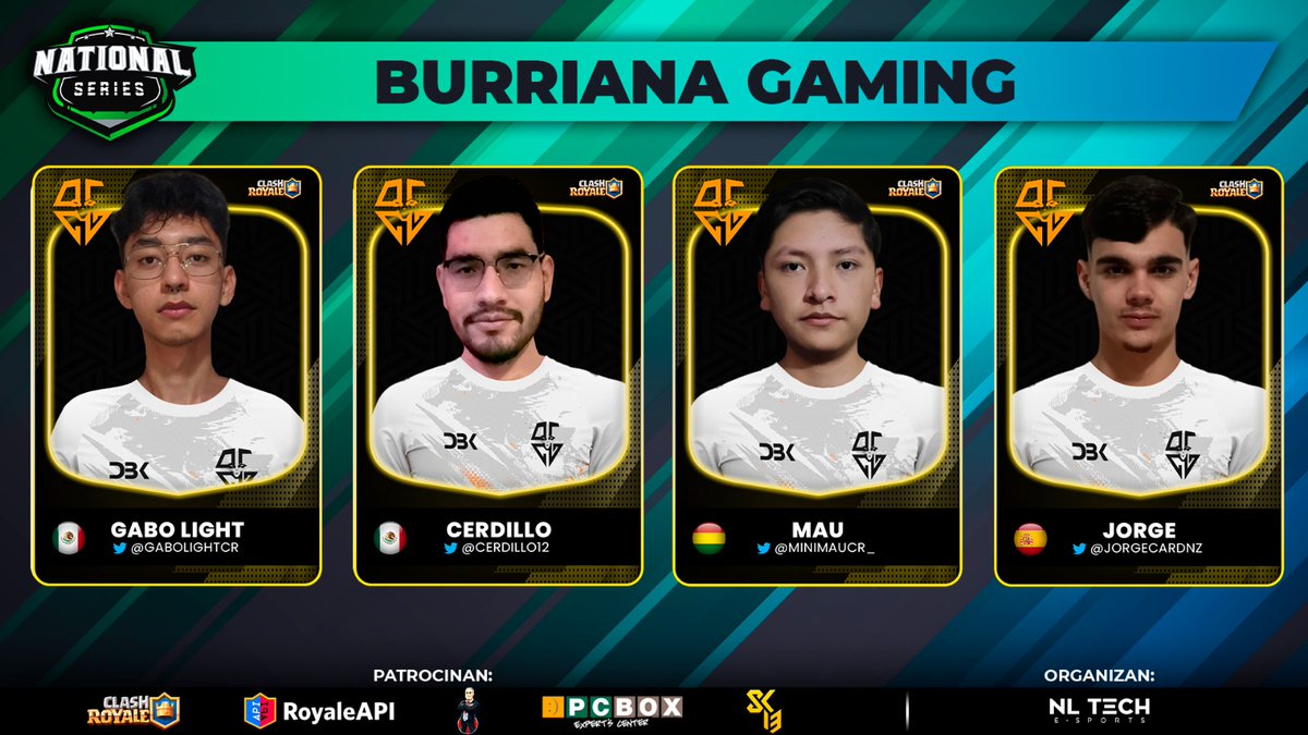 Pro Mancos League (@promancosleague) on Twitter photo #ClashRoyale | <a href="/EsportsRoyaleEN/">Clash Royale Esports</a>
This is the <a href="/BurrianaGaming/">Burriana Gaming.</a> team for today's match against <a href="/EsportsEVAD/">EVAD Esports</a>
Remember that you will be able to follow this match live
DON'T MISS IT !!!!
β°22:00πͺπ¦
π18:00π¦π·15:00π²π½6:00(+1)π―π΅
πΊ bit.ly/National_TV πͺπΈ
π€ <a href="/GaboLightCR/">Gabo.</a> π²π½
π€ #ClashRoyale | <a href="/EsportsRoyaleEN/">Clash Royale Esports</a>
This is the <a href="/BurrianaGaming/">Burriana Gaming.</a> team for today's match against <a href="/EsportsEVAD/">EVAD Esports</a>
Remember that you will be able to follow this match live
DON'T MISS IT !!!!
β°22:00πͺπ¦
π18:00π¦π·15:00π²π½6:00(+1)π―π΅
πΊ bit.ly/National_TV πͺπΈ
π€ <a href="/GaboLightCR/">Gabo.</a> π²π½
π€