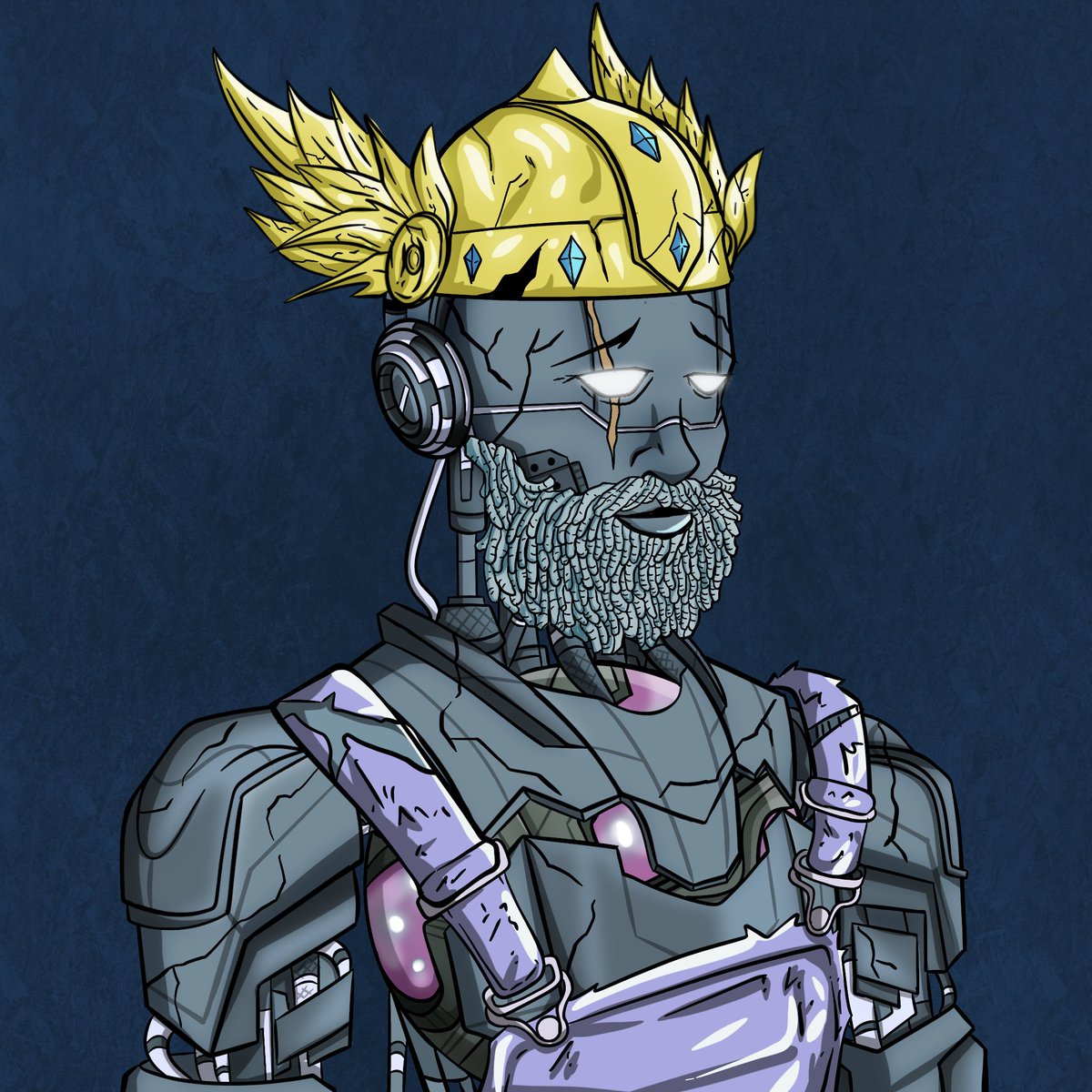 AventarNFT's tweet image. Another 1 of 1 for a Solana legend. @SolJakey 

Futuristic @DeGodsNFT looking 🔥 don’t you think?