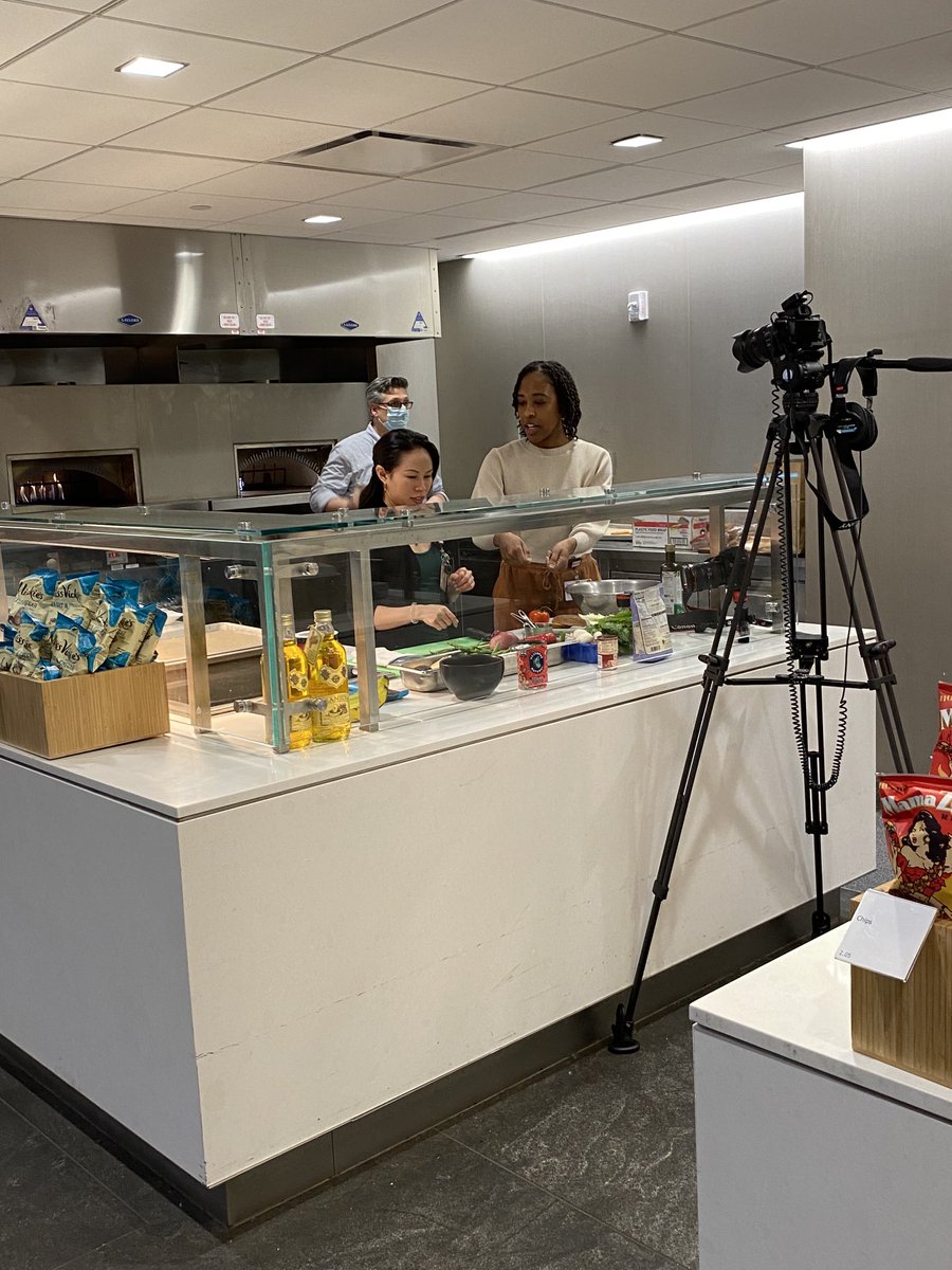 Sneak peak behind our ⁦<a href="/nyphospital/">NewYork-Presbyterian</a>⁩ cooking demo for employees, tune in live next week at 5:30pm! #nypbehealthy