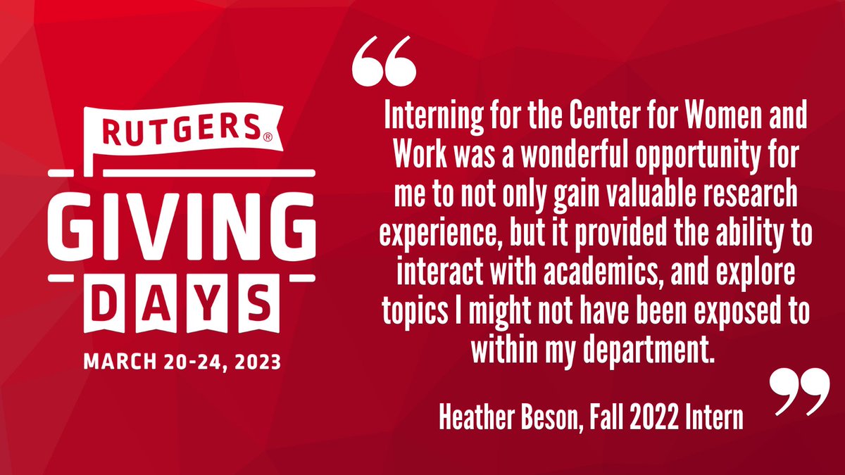 RU Women & Work tweet media